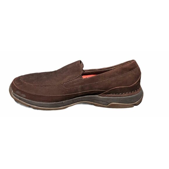 Rockport Loafers Mens 10 Brown Suede Slip Ons EUR 42 Shoes APW2060DM Flats Comfo - Picture 5 of 10